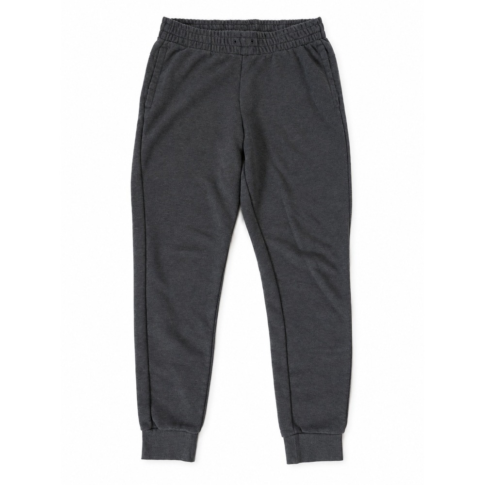 Adidas Men's M Gray Joggers Sweatpants Purple Logo Drawstring Missing